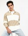 Tommy Hilfiger Rugby Stripe Sustainable Cotton Sweatshirt