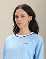 U.S. Polo Assn. Women Crew Neck Raglan Sleeve Sweatshirt