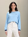U.S. Polo Assn. Women Crew Neck Raglan Sleeve Sweatshirt
