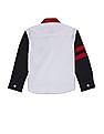 U.S. Polo Assn. Kids Boys Button Down Collar Colour Block Cotton Shirt