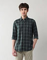 Arrow Sport Grid Tattersall Checked Dobby Shirt