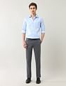 Arrow Manhattan Slim Fit Textured Autopress Shirt