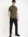 Tommy Hilfiger Solid Slim-Fit Cotton Polo Shirt