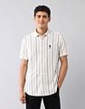U.S. Polo Assn. Denim Co. Vertical Striped Seersucker Regular Fit Shirt