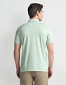 Arrow Pure Cotton Patterned Knit Polo Shirt