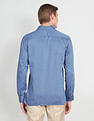 Arrow Patterned Dobby Cotton Formal Shirt