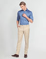 Arrow Patterned Dobby Cotton Formal Shirt