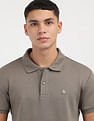 Calvin Klein Solid Badge Logo Polo Shirt