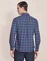 U.S. Polo Assn. Spread Collar Checked Casual Shirt
