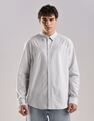 Calvin Klein Jeans Vertical Stripes Regular Fit Oxford Woven Shirt