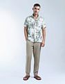 Flying Machine Regular Fit Floral Printed Shirt