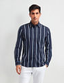 Arrow Sport Vertical Striped Tailored Fit Shirt