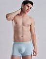 Calvin Klein Underwear Mens Blue Solid Trunk