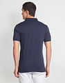 Arrow Sports Horizontal Stripe Cotton Polo Shirt