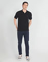 Arrow Sports Compact Cotton Logo Print Polo Shirt