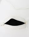Tommy Hilfiger Logo Beige Pu Sling Bag