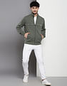 Calvin Klein High Neck Solid Zip Through Sweatshirt