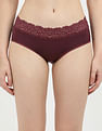 Calvin Klein Underwear Lace Mid Rise Hipster Panties