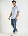 Calvin Klein Jeans Striped Regular-Fit Dobby Woven Shirt