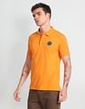 Flying Machine Appliqued Pique Polo Shirt