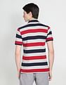 Arrow Sports Horizontal Striped Polo Shirt