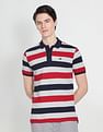 Arrow Sports Horizontal Striped Polo Shirt