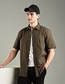 Tommy Hilfiger Striped Regular-Fit Cotton Woven Shirt