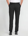 Arrow Newyork Geometric Weave Formal Trousers