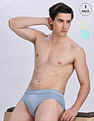 Calvin Klein Underwear Low Rise Solid Multi Briefs - Pack of 3