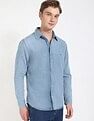 Tommy Hilfiger Solid Regular-Fit Cotton Shirt