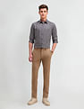 Arrow Newyork Manhattan Slim Fit Geometric Printed Shirt