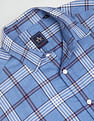 Arrow Sports Tartan Check Manhattan Slim Shirt