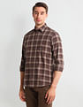 Arrow Sport Tartan Checked Oxford Shirt