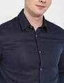 Calvin Klein Jeans Solid Regular-Fit Dobby Woven Shirt