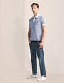 U.S. Polo Assn. Geometric Print Pique Polo Shirt