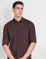 Arrow Sports Tartan Check Cotton Casual Shirt