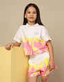 U.S. Polo Assn. Kids Girls Tie-Dyed Top