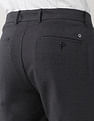 Arrow Newyork Solid Dobby Autoflex Trousers