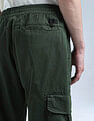 Flying Machine Twill Relaxed Fit Joggers