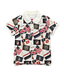 U.S. Polo Assn. Kids Boys Graphic Print Cotton Polo Shirt