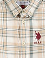 U.S. Polo Assn. Kids Boys Tartan Check Oxford Shirt