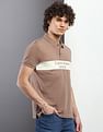 Calvin Klein Jeans Solid Slim Fit Blocking Polo Shirt