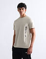 USPA Active Brand Printed Slim Fit T-Shirt