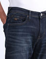 Flying Machine Freddie Slim Straight Fit Whiskered Jeans