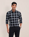 U.S. Polo Assn. Dupplin Check Printed Regular Fit Shirt