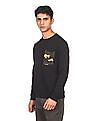 Flying Machine Long Sleeve Solid Sweatshirt