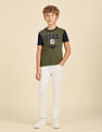 U.S. Polo Assn. Kids Boys Pure Cotton Regular Fit T-Shirt