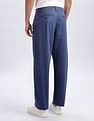 Calvin Klein Jeans Relaxed-Fit Solid Mid Rise Trousers