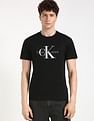 Calvin Klein Jeans Embroidered Logo Regular-Fit Cotton T Shirt