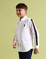 U.S. Polo Assn. Kids Boys Brand Tape Solid Shirt